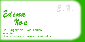 edina noe business card